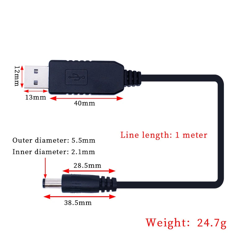 USB power boost line DC 5V to DC 5V 9V 12V Step UP Module USB